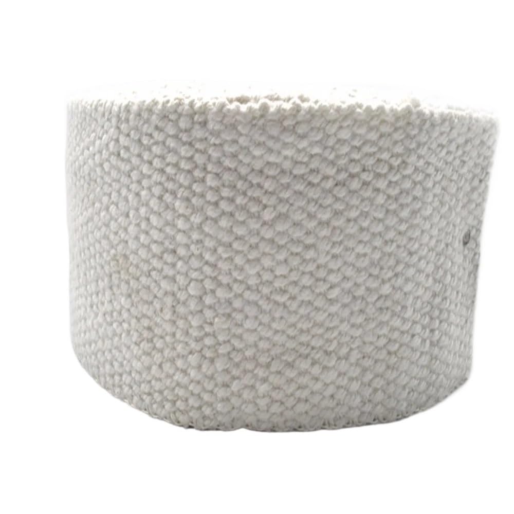 Corda in fibra di vetro per stufe, Corda di tenuta intrecciata in fibra ceramica ad alta temperatura Lunghezza 1M Spessore 3mm Larghezza 3x (30-100) mm | 3x100mm