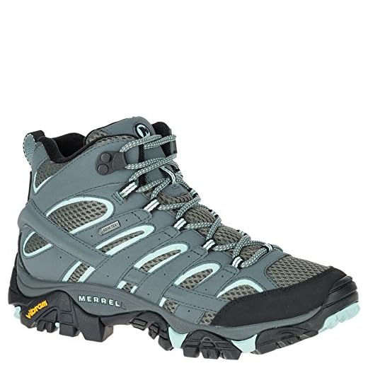 Merrell Women's Moab 2 Mid Gtx Hiking Boot, Sedona Sage, 8.5 W US