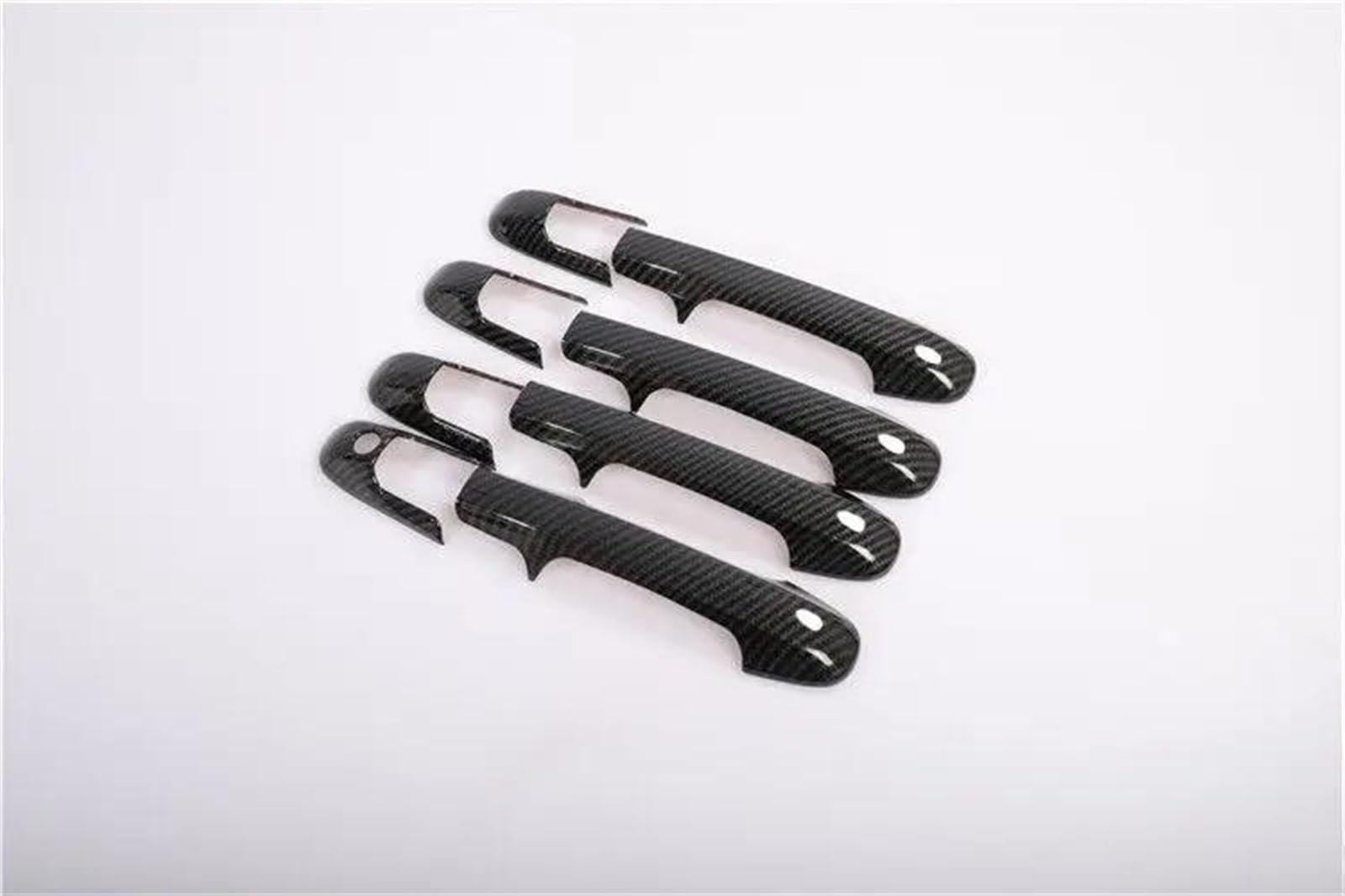 Slimes Carbon Fiber Car Door Handle Cover Exterior Trim Decoration Accessories Abs For Accord For Sedan 2003-2007 Protection(Carbon Fiber)