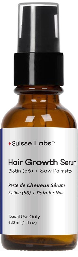 Premium Hair Growth Serum with Biotin + Saw Palmetto (1 Fluid Ounce / 1 Month Supply)