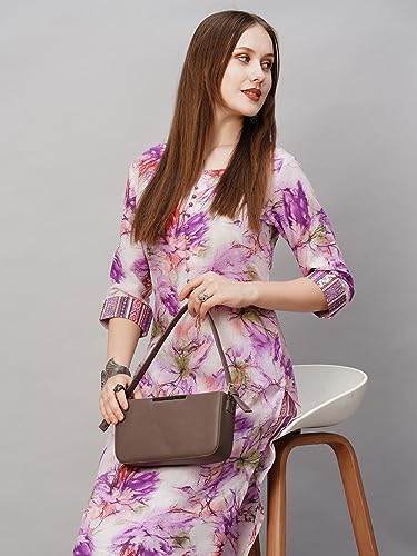 Image of ANNI DESIGNER Cotton Blend Womens Kurta Set
