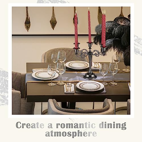 Bougeoir gothique pour décoration mariage et table d'Halloween