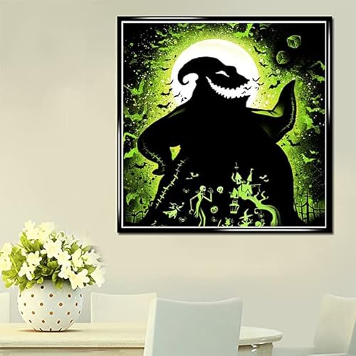 5D Diy Diamond Painting Kits For Adults And Kids Halloween 16X16 Inches Full Round Drill Rhinestone Embroidery For Wall Decoration Gift #TOP2