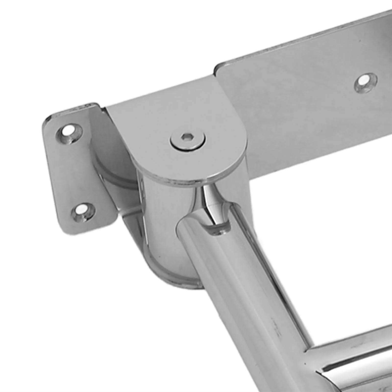 Barandilla plegable para el inodoro Barra de agarre for baño abatible hacia arriba, ergonomía acero inoxidable, rotación Vertical 90 °, pasamanos