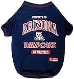 Pets First Collegiate Arizona Wildcats Dog T-Shirt, Medium. - Licensed Shirt for Pets Team Colored with Team...