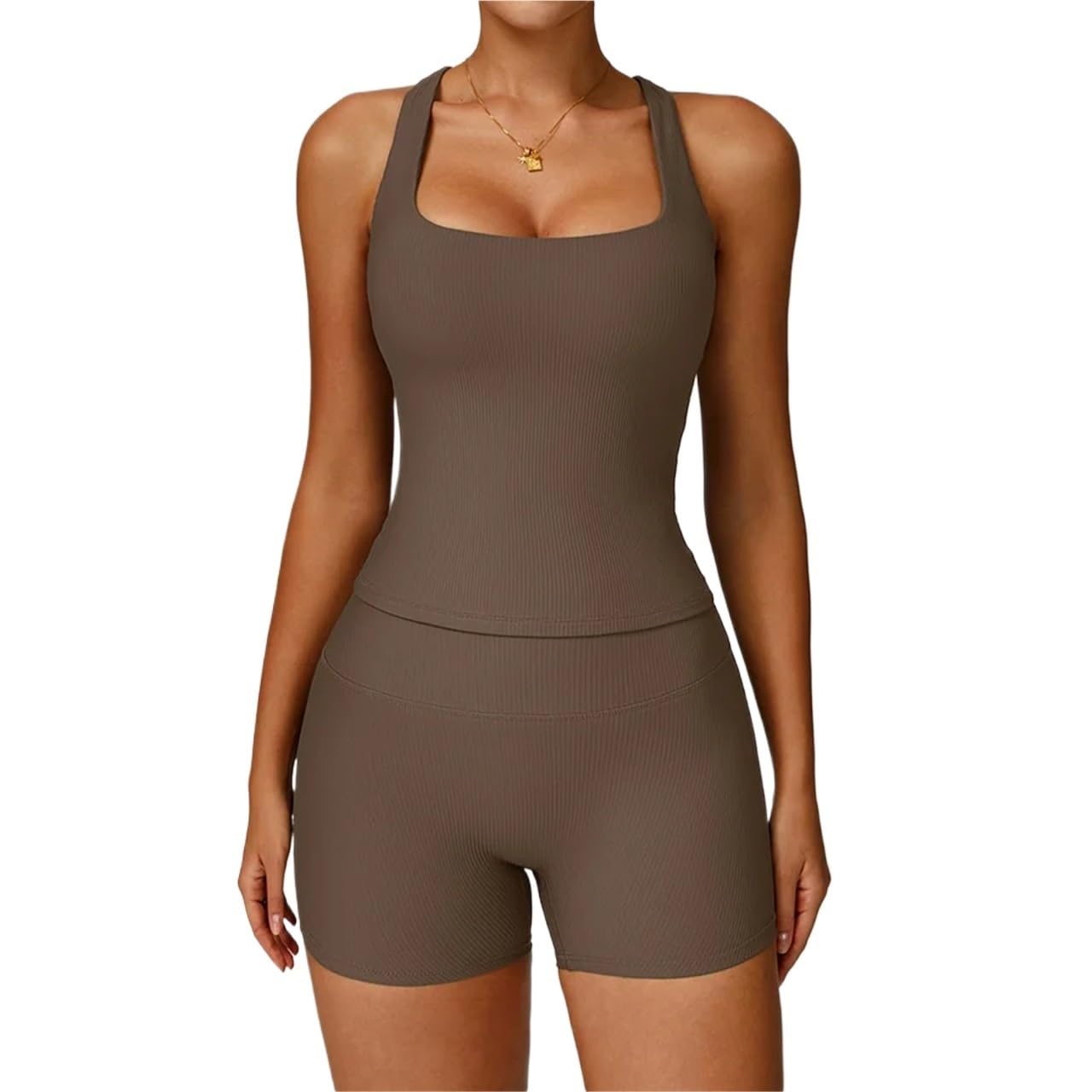 Ensemble de Vêtements de Yoga Ensemble de Yoga 2/3 pièces, vêtements Fitness à manches longues for femmes, combinaison Sport, d'entraînement, survêtement, haut court gymnastique