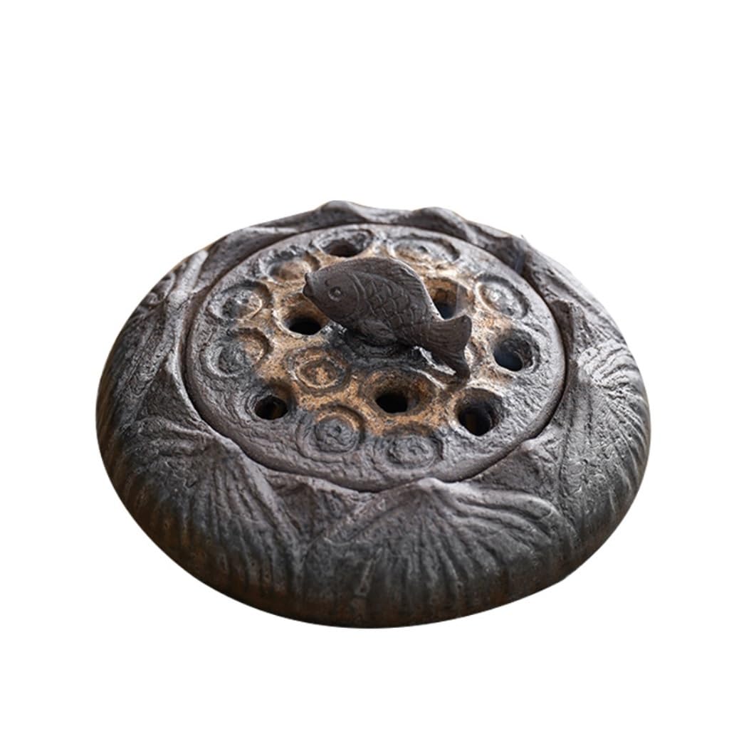 Incense Holder Base Study Aromatherapy Stove Buddhist Hall Ceramic Incense Burner Antique Desktop Ornaments