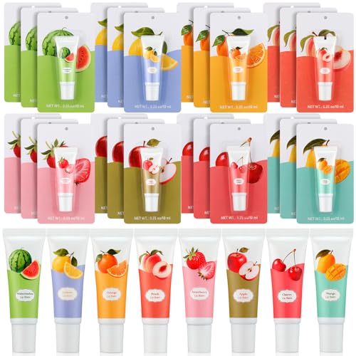 Image of 24 Pack Back to School Teacher Employee Gift Bulk Thank You Gifts Lip Balms You Are The Balms Coworkers Staff Appreciation Gift Bulk for First Day of School Inspirational Nurse Gifts