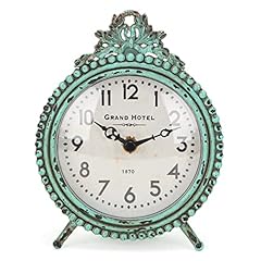 NIKKY HOME Antique Table Clock Silent Non Ticking, Small Shelf Desk Top Clock Battery Operated NIKKY HOME Antique Table Clock Silent Non Ticking, Small Shelf Desk Top Clock Battery Operated item