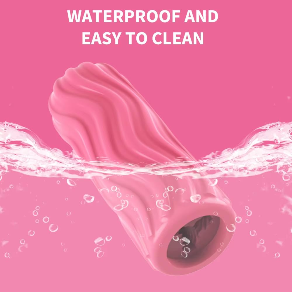 Super Tight Male Masturbator Cup Tiny Glans Desensitization Adult Sex Toy Pocket Pussy, 4.3inch Male Handjob Penis Training Delay Ejaculation for Men 3D Realistic Texture Oral Sex Male Masturbators