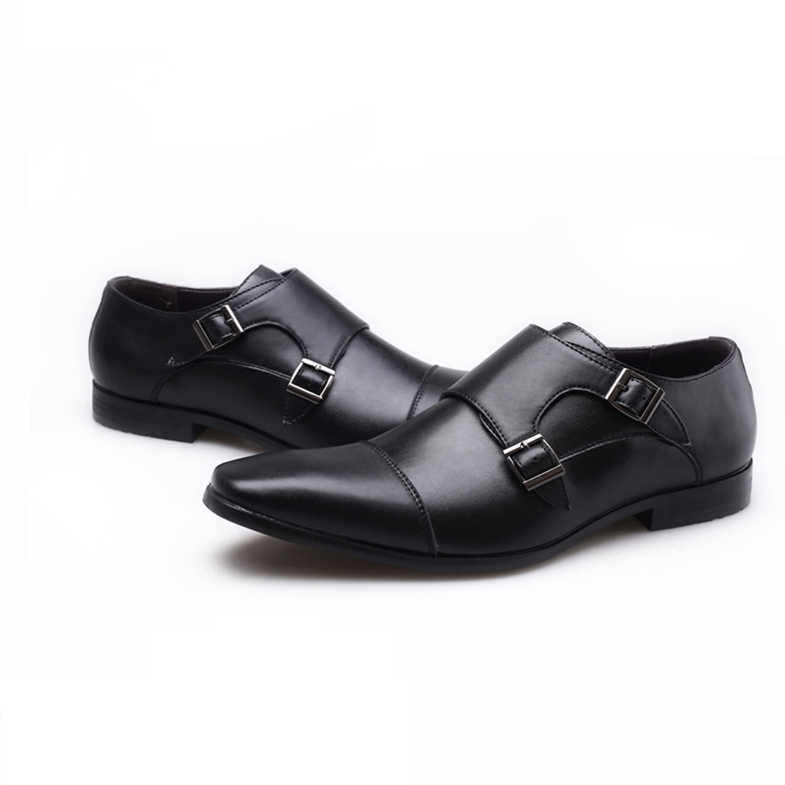 Monk - Zapatos de vestir formales para hombre, Oxford, Negro, Talla única (consulte la tabla de tallas)