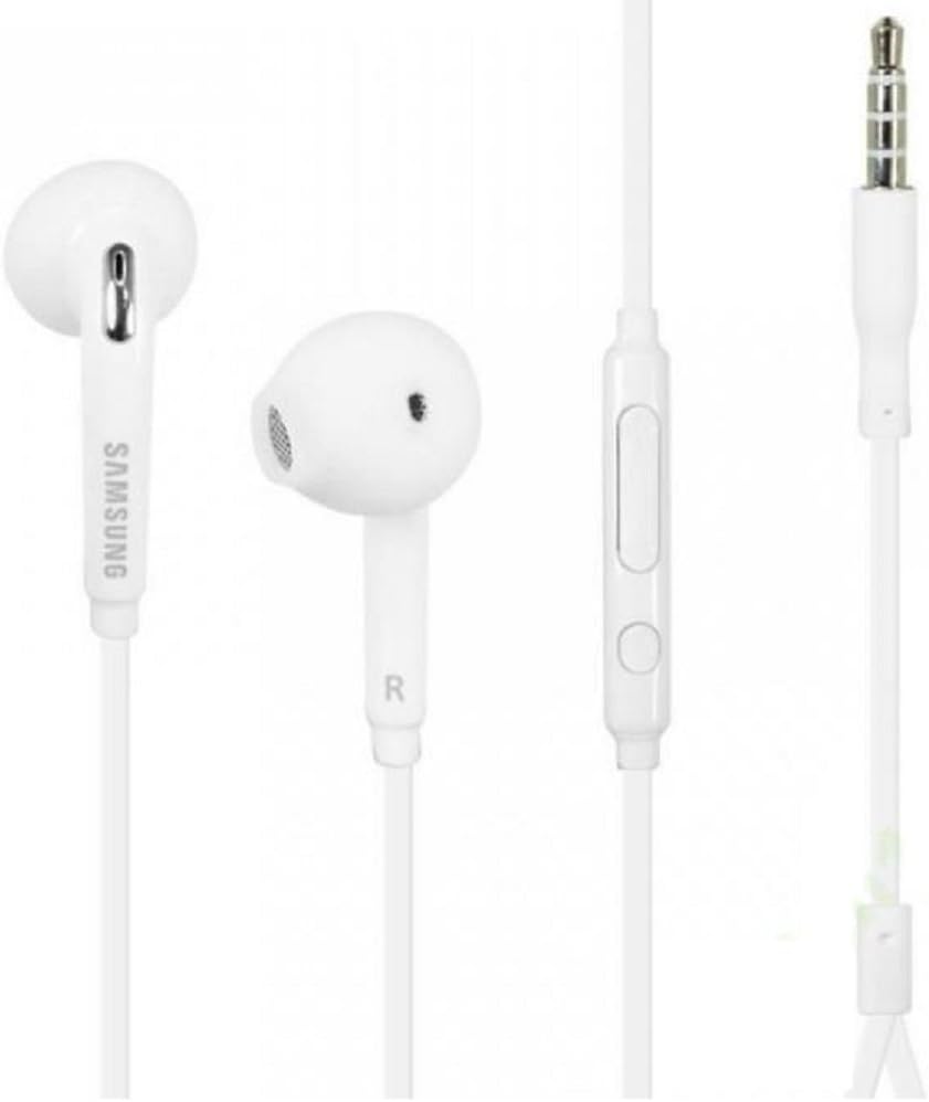 Wired Headset Earphone for 3.5mm Jack - White