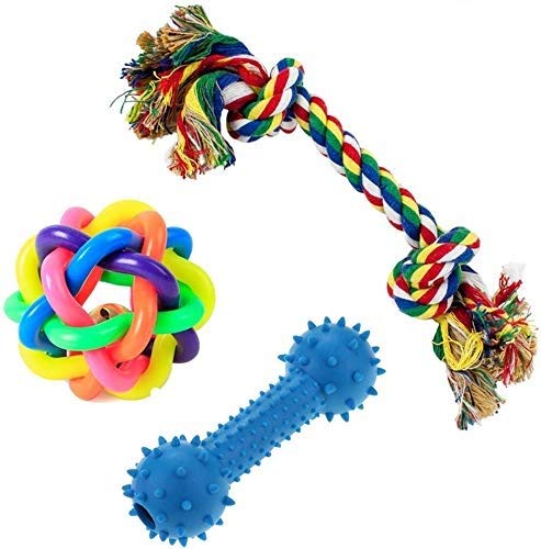PSK Puppy Toys, Puppy Chew Toys, Dog Training Toy Set with Ball Ropes and Squeaky Toys for Small Doggie and Pets,Pack of Gift Pet Toy Set (B07Z64KKL2) Amazon Price History, Amazon Price Tracker