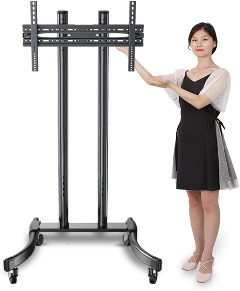 Soporte rodante para tv con ruedas móvil hasta 70 kg miniatura 1