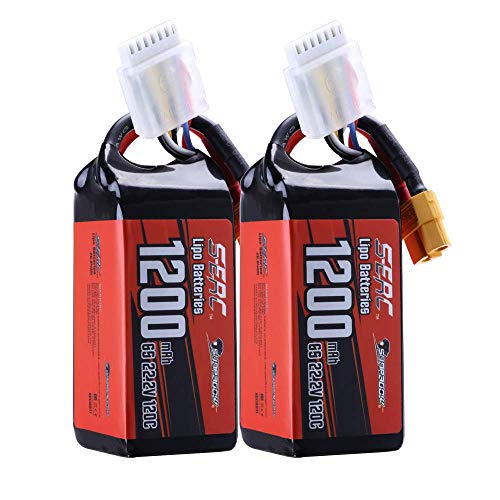 SUNPADOW 2 Pack 6S 22.2V Lipo batería...