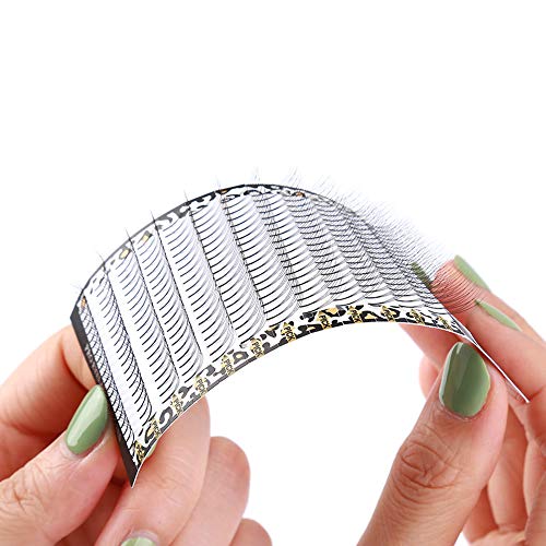 Demi Queen 3D Russian Premade Volume Fans Rapid Handmade Cluster Eyelashes Extensions 0.10mm (D Curl, 11mm)