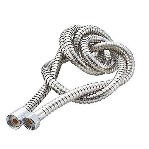 Manguera de ducha de acero inoxidable universal de 1.5m cromada 2