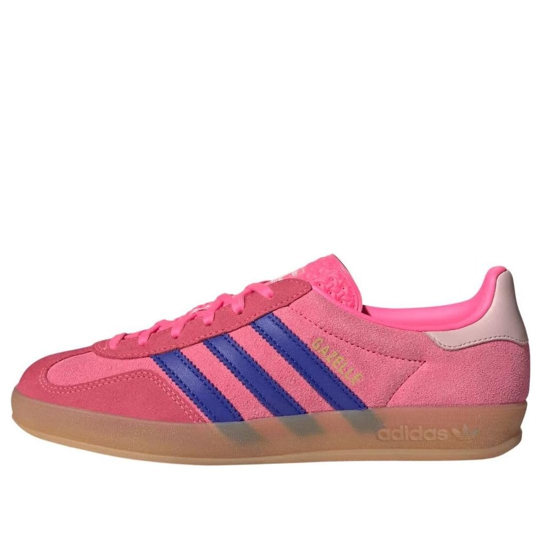 adidas Gazelle Indoor Women's Shoes, Lucid Pink/Clear Pink/Gum, Size 8.5