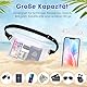 2 Pack Wasserdichte Tasche mit Wasserdicht Handyhülle, 7.1 Zoll Universelle Wasserfeste Handyhülle mit Verstellbarem Gurt, IPX8 Schwimmbeutel Wasserdicht für Wassersport, Strand, Schwimmen, Bootfahren