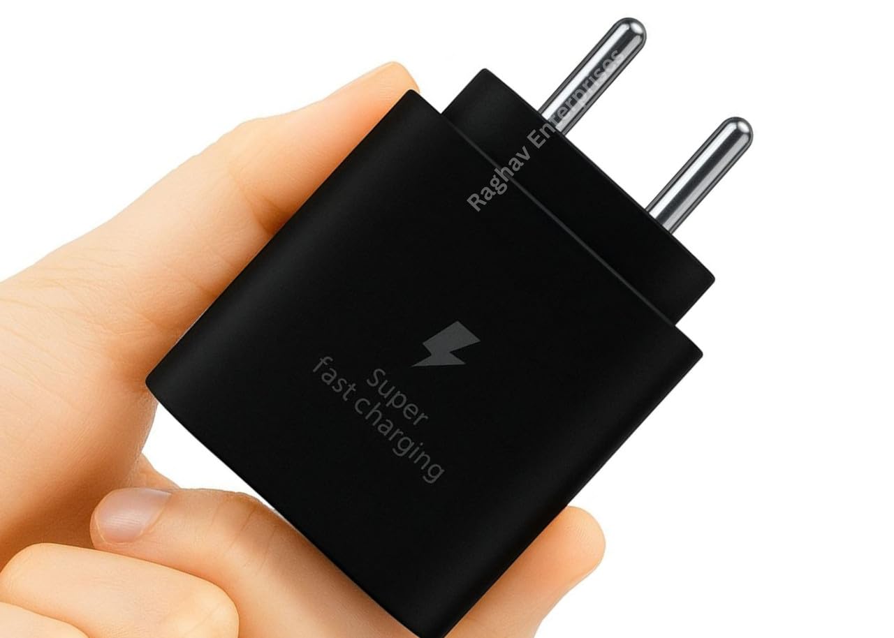 25W Type C Charger Adapter for Galaxy A35/M35/M15/F15/A15/A14/M14/M34/F34/S24/S23 Fe/S21 fe 5G/Z fold/flip/6/5/4/3, 25 w Super Fast USB C Charge for Tab S9 Ultra/S9 fe/A9 Plus/S8/A7/A8 -OO Black-image-43