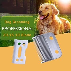 Replacement clipper blade compatible with w ahl 30 15 10 pro ion iron horse show pro plus u clip and deluxe u clipprofessional pet animal dog standard adjustable blade set   cucciolini doodles