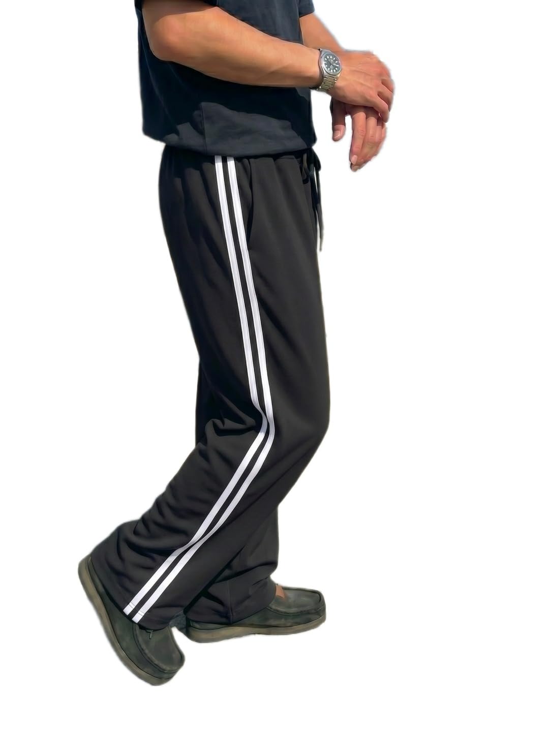 dockstreet Track Pant for Men || Baggy Fit || Track Pants || Full Elastic Jogger Track Pant || 100% Cotton-picture-30