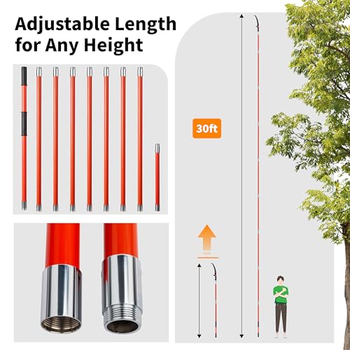VINGLI 30 ft Manual Pole Saw
