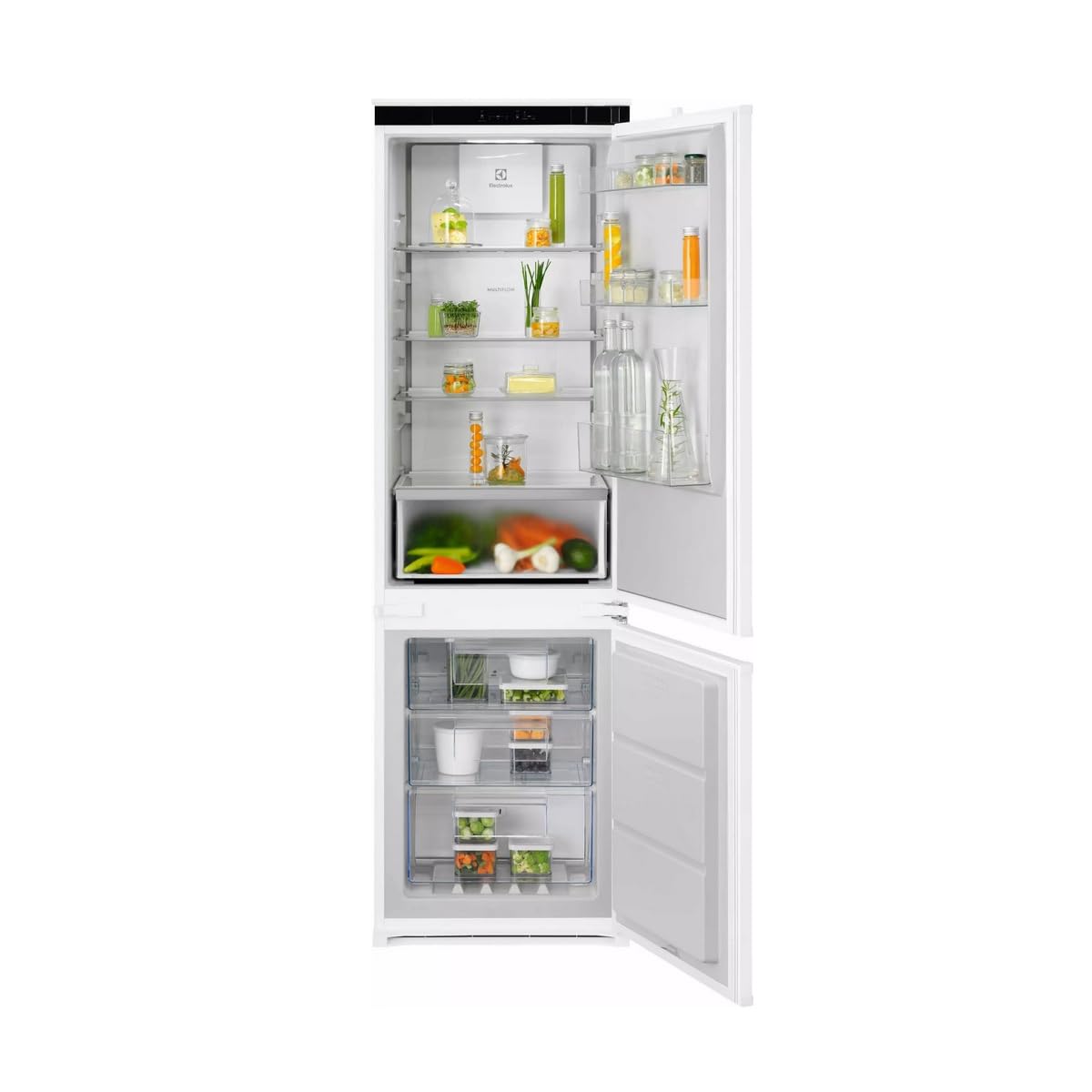 Electrolux KNA7CE18S - Frigorifero No Frost Combinato da Incasso 248 Litri Classe Energetica E Bianco