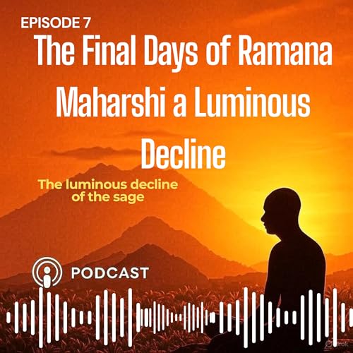 Page de couverture de Episode 7 -The Final Days of Ramana Maharshi – A Luminous Decline