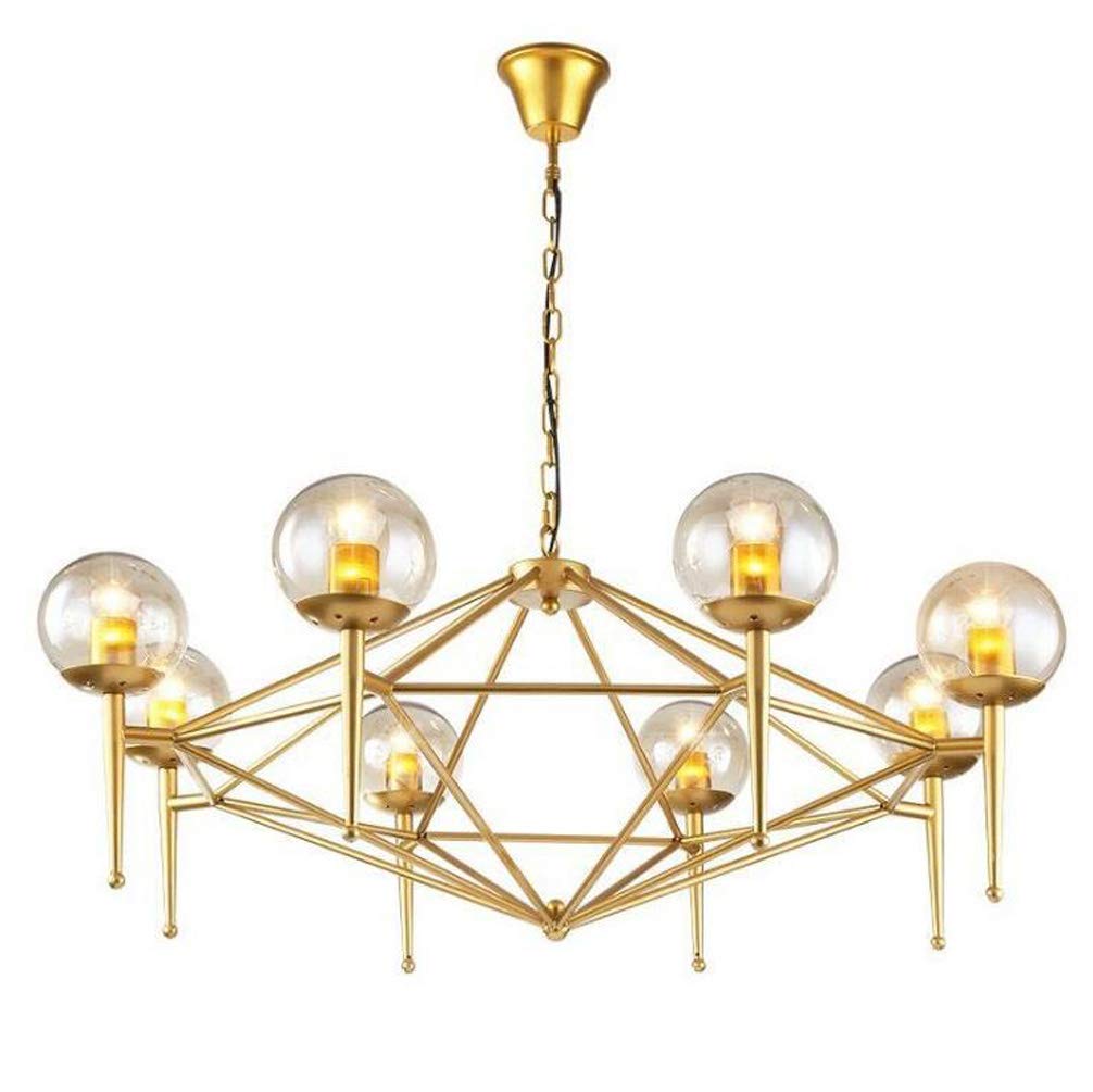 Lustre en forme de boule lumineuse pour corriger le manque de clarté des couloirs