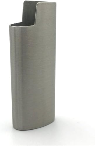 Miniatura 8 de Juego de 6 piezas de metal encendedor caso cubierta titular para mini BIC encendedor J5