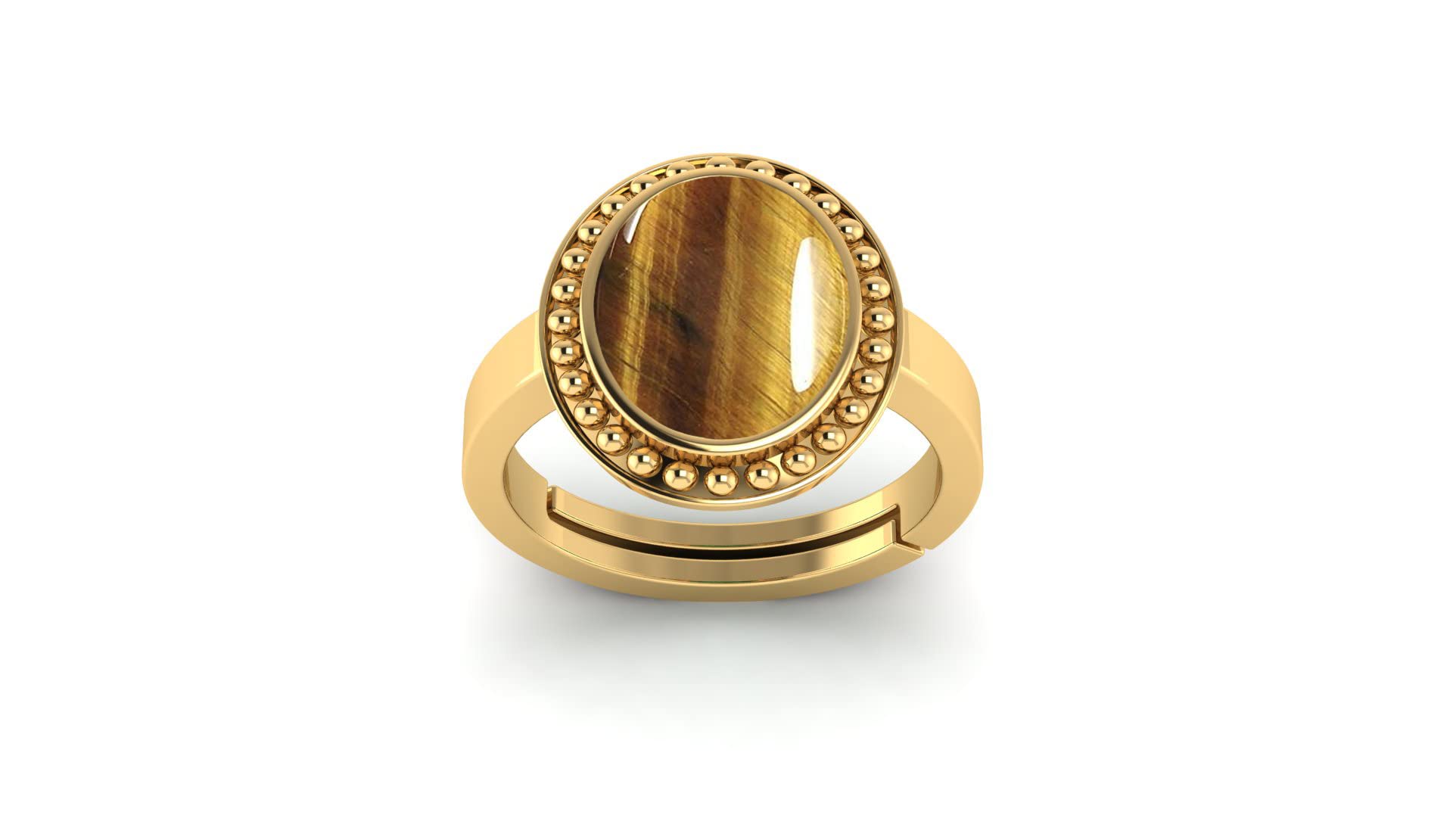 SIDHARTH GEMS Natural Tigers Eye Adjustable Ring 9.25 Ratti Certified Stone for Men and Women (B09QM5W7VZ) Amazon Price History, Amazon Price Tracker