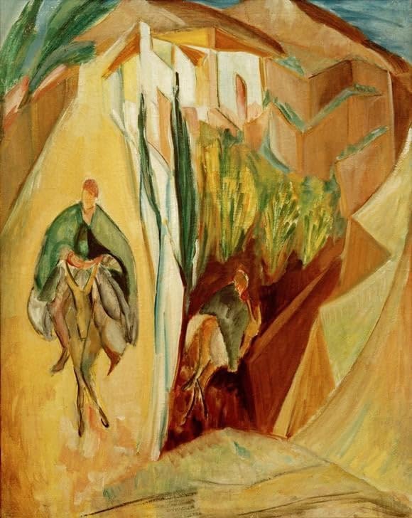 Affiche Toile Reiter in Spanien Alma Del Banco déco murale 60x90cm