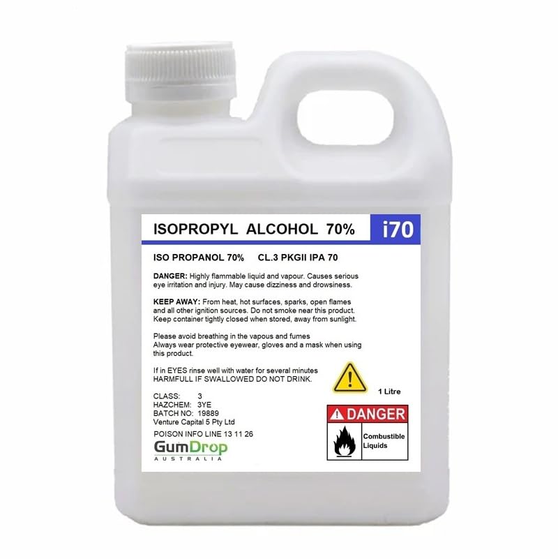 Isopropyl Alcohol 70% IPA Rubbing Alcohol -1LT