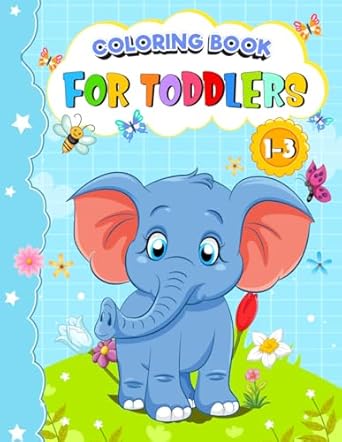 Amazon.com: Coloring books for toddlers 1-3 | Animal safe paint for ...