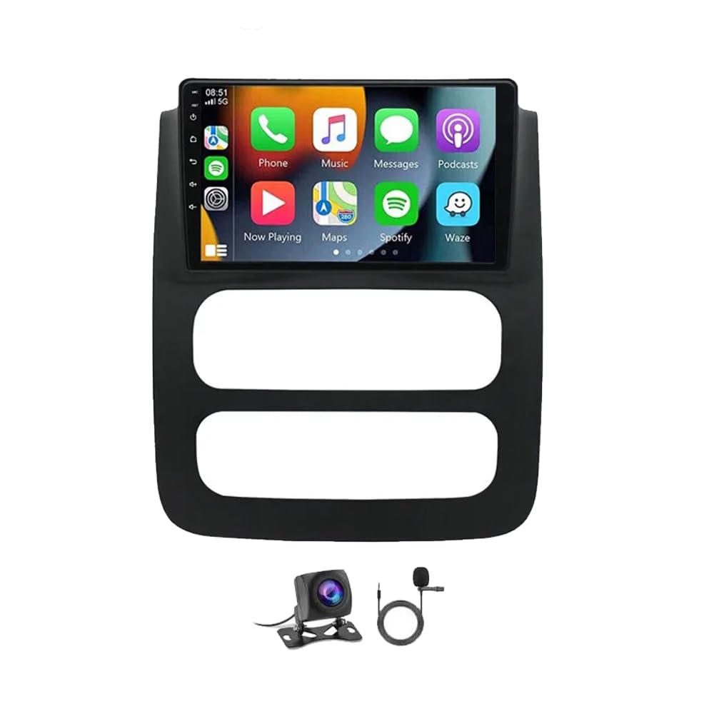 9 inch Android 13.0 Car Stereo Radio for Dodge Ram 1500 2500 3500 2003 2004 2005, 2GB +32GB,Touch Double Din Car Radio Stereo Car with Wireless Carplay/Android Auto GPS BT WiFi Camera (2G+32G)