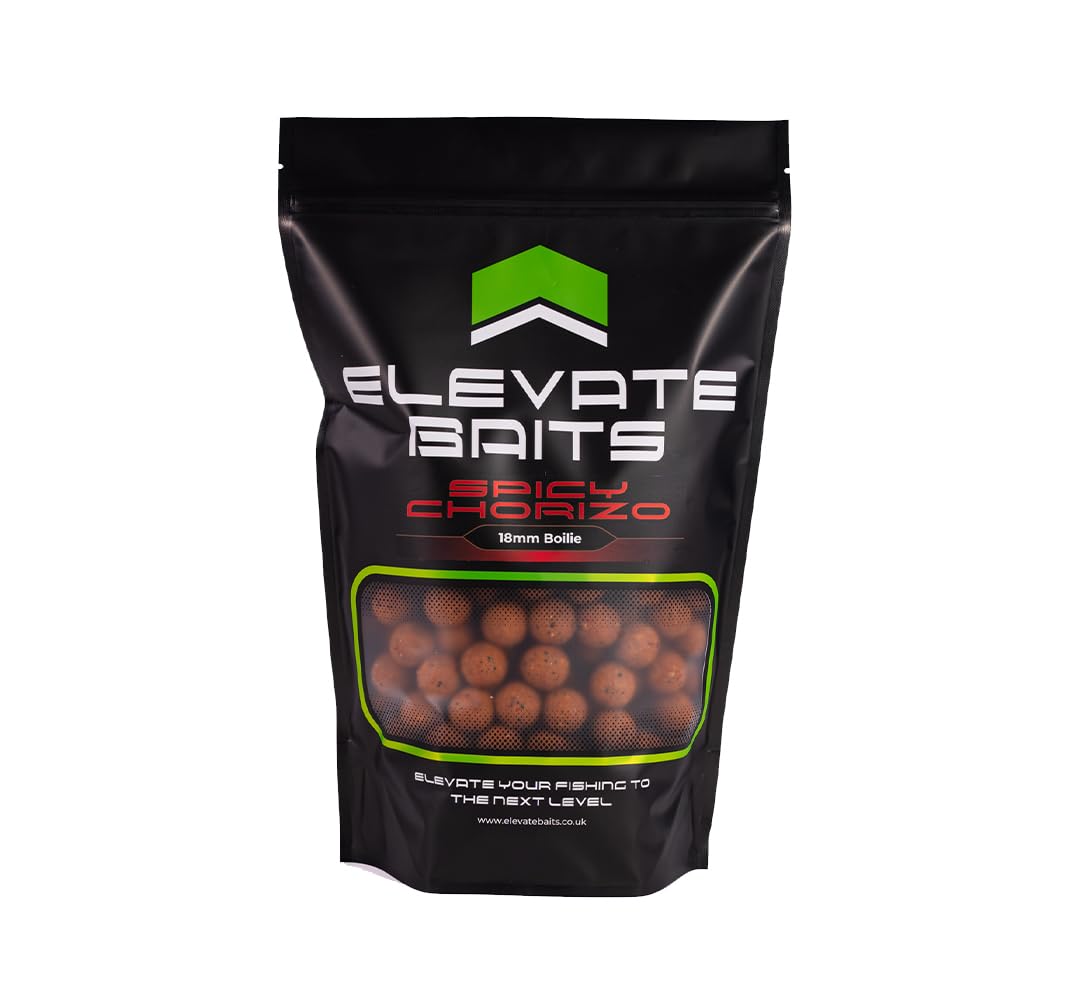 ELEVATE BAITS Spicy Chorizo Boilies 18mm 1kg