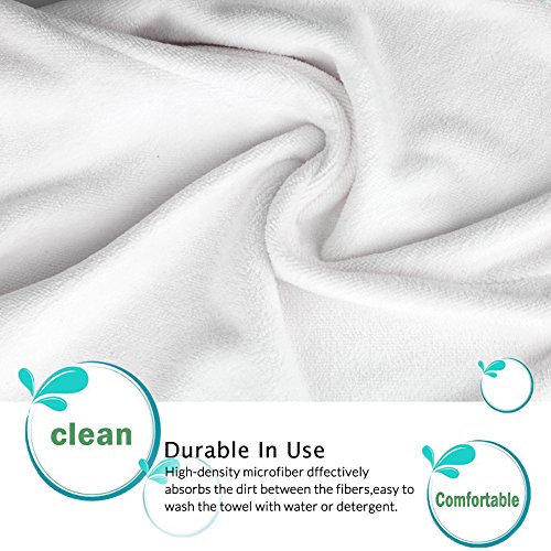 image for 2 Pack Hair Towel Wrap Turban Microfiber Drying Bath Shower Head Towel