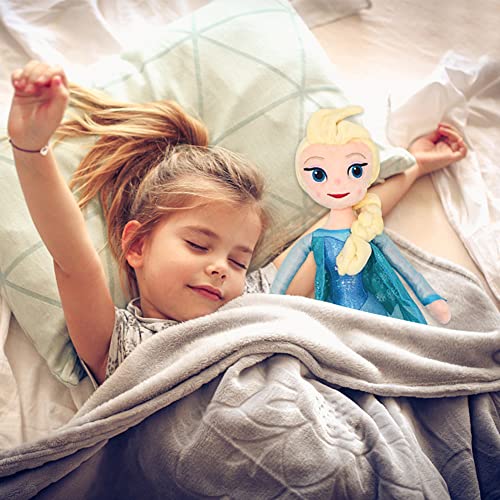 Ksopsdey Frozen Plüschtier Spielzeug, ELSA Plüschtier Anime Plüsch Flauschiges Plüschtier für Kinder Puppe Plüsch Geburtstag Weihnachten Geschenk