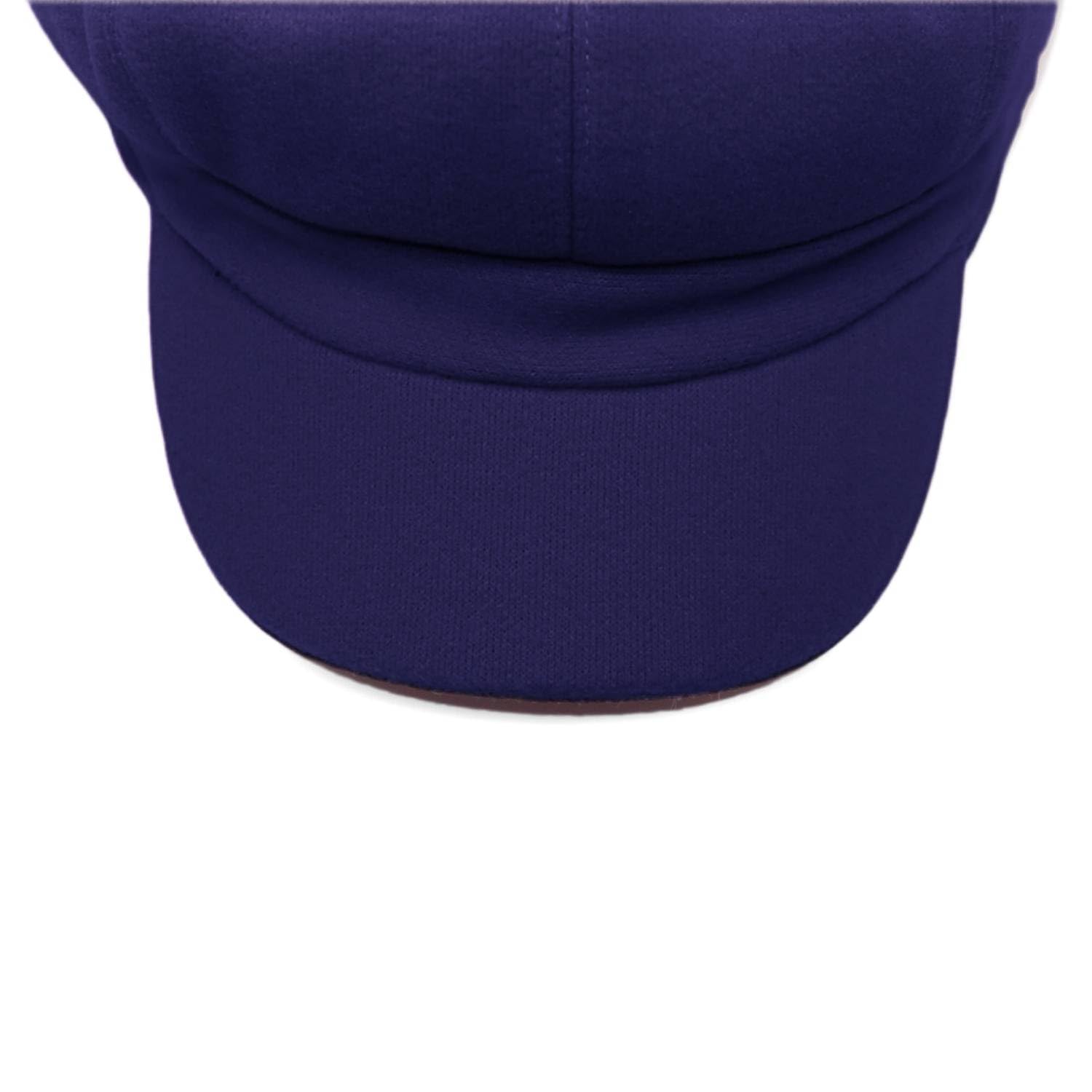 Chapeau Newsboy en Coton pour Femme,Vintage Unisexe béret de Peintre Plat Ivy Casquette d'été Visière Soleil