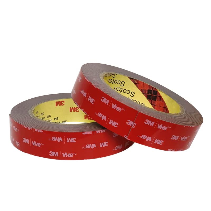 10 Patins Adhésifs Double Face 3M VHB 5952 - Extra Forts, 45x45mm, Pour Voiture & Bureau