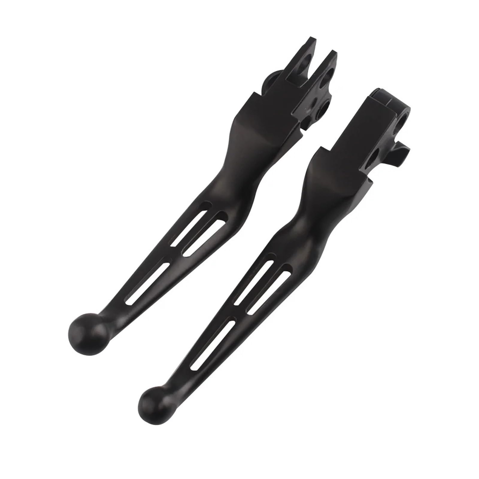 Wkdyriwo One Color Motorcycle Black Slotted Brake Clutch Levers For Har&Ley Sportster Xl 883 1200 Softail Fxdb Street Fxdwg Dyna Glide Universal Motorcycle Brake Clutch Levers