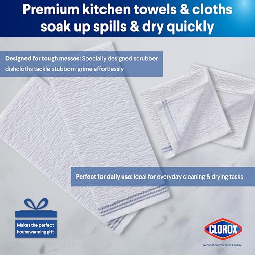 Pack Clorox anti-humidité avec torchons absorbants et mini gants de four - 7