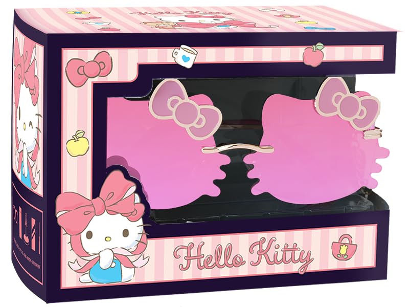 Hello Kitty Rosy Ribbons Sunglasses Sanrio Officially Licensed w/Pouch, Display, Mirror & Collectible Packaging2