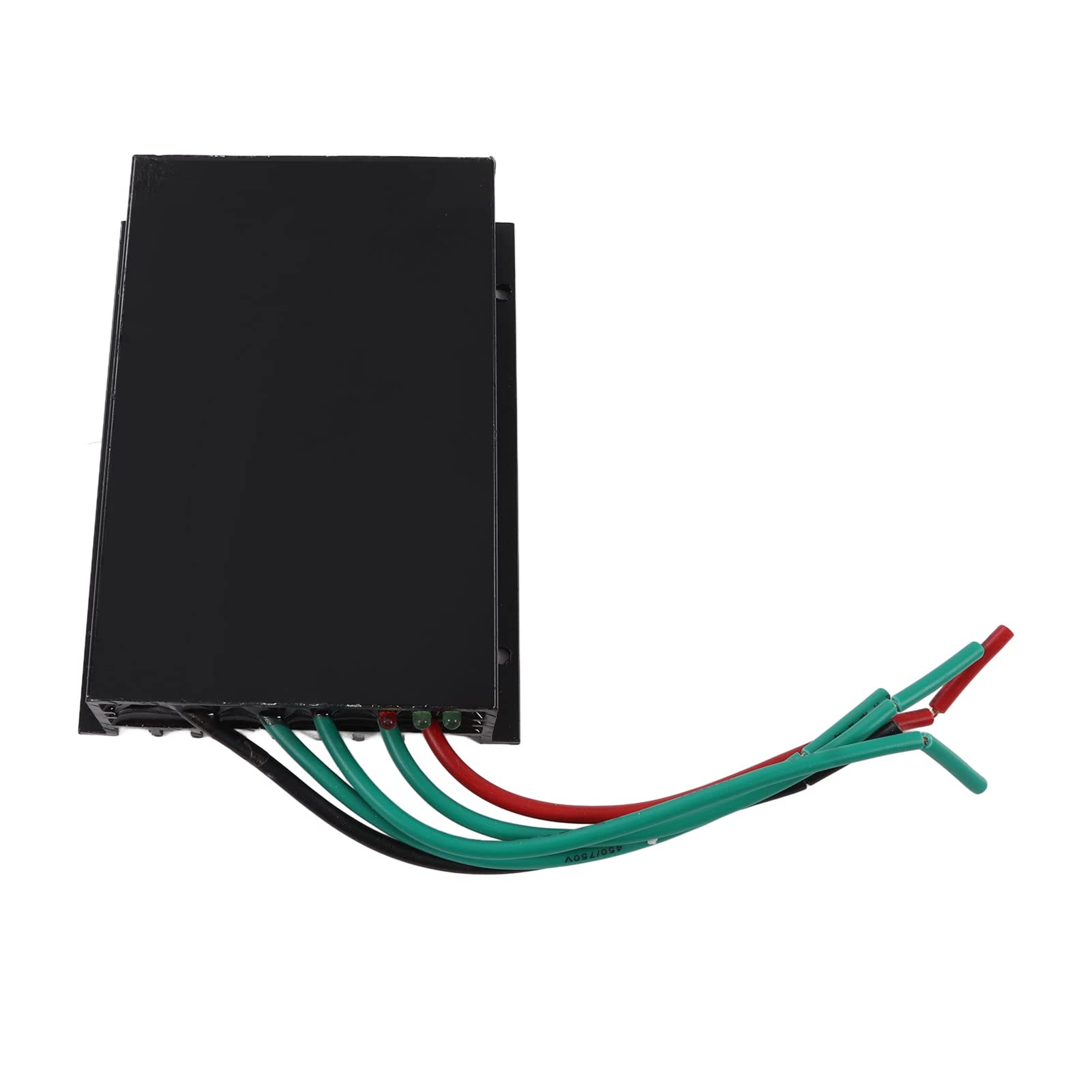 Generatore Eolico Verticale 200W 12V con Pale Bianche Rosse