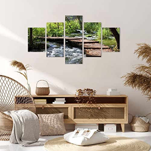 Quadro su Tela Parco natura verde albero Stampe da...