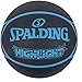 Spalding Basketball Ball Highlight, Black and Blue