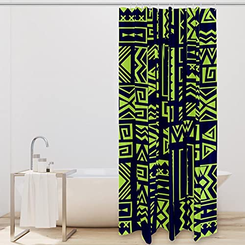 Rideau de douche bohème vert anti-éclaboussures pour douche enfant - 3