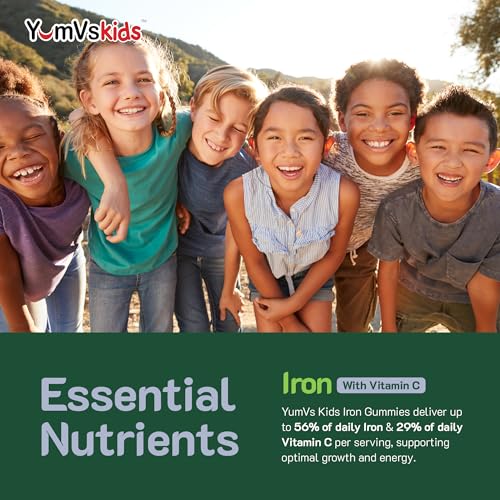 YUM-V'S Iron Gummies for Kids