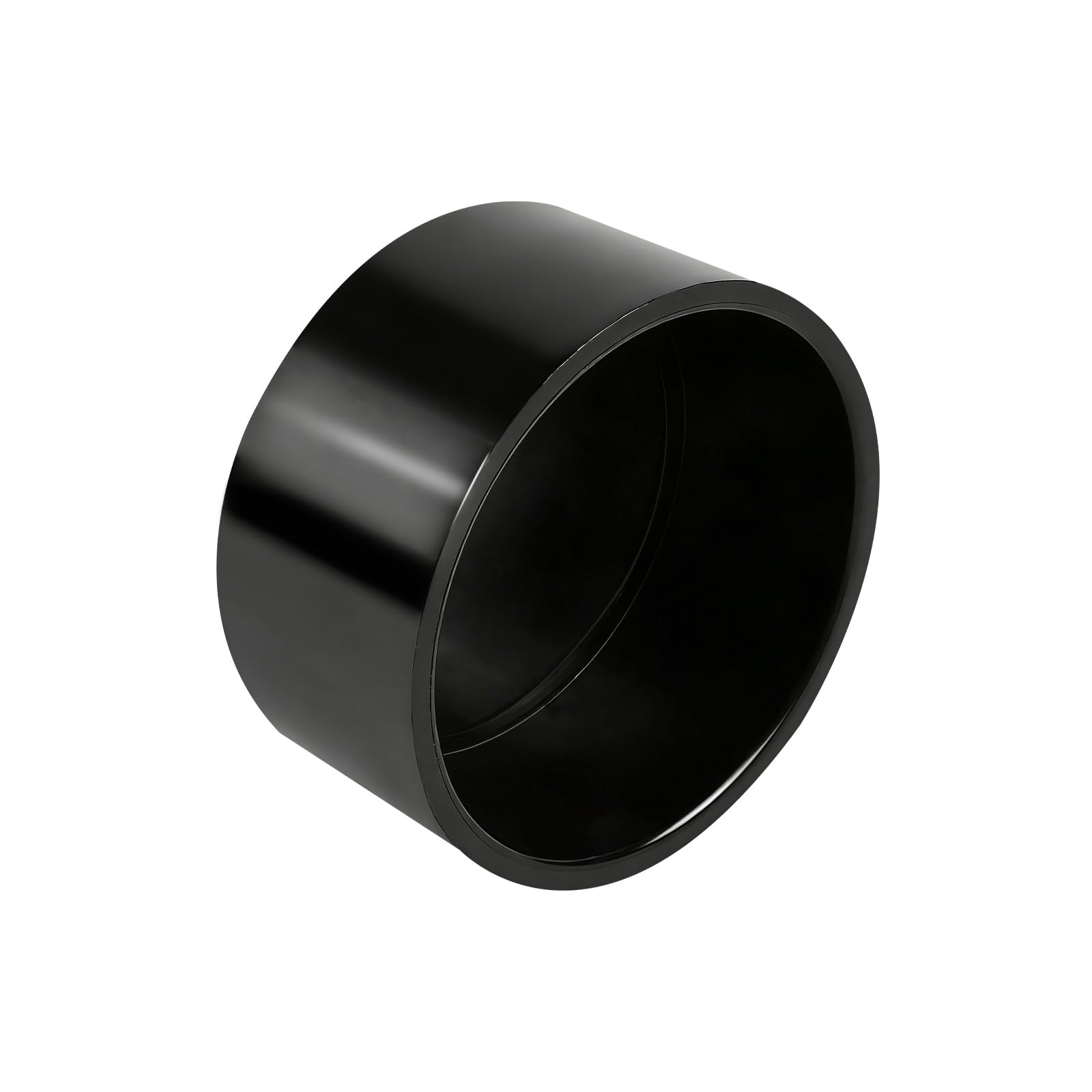 Photo 1 of Lesso 1-Pack 3 inch ABS Pipe End Cap Fitting Black